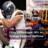 7 Key Differences: NFL vs. College Football Halftime